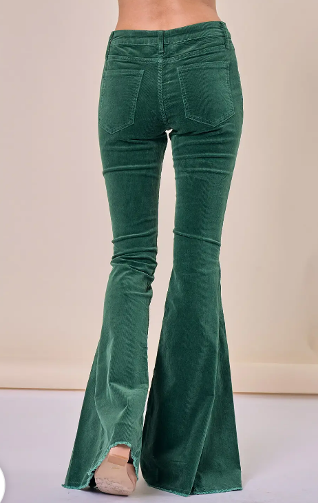 Boho Corduroy Bellbottom Pants