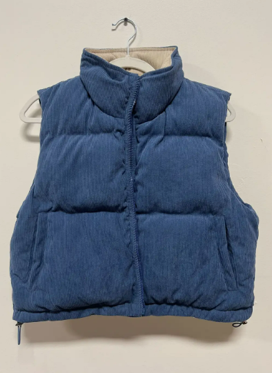 Corduroy Puffer Vest