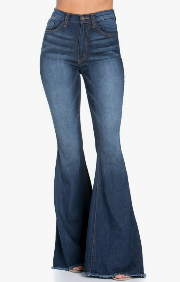 Bella Bell Flares: Dark Denim